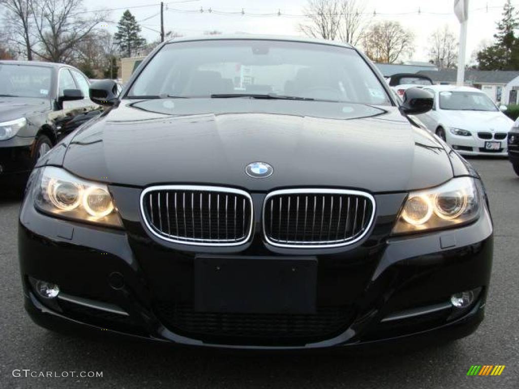 2009 3 Series 335xi Sedan - Jet Black / Saddle Brown Dakota Leather photo #3