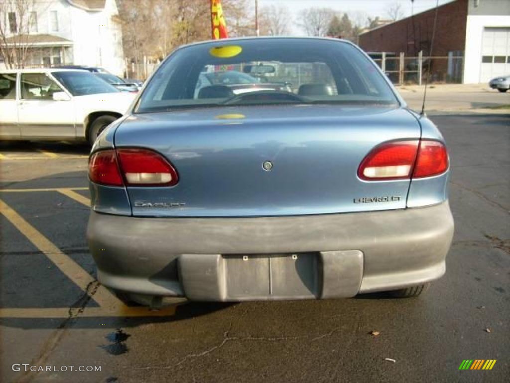 1997 Cavalier Sedan - Medium Opal Blue Metallic / Graphite photo #5