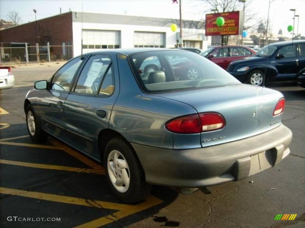 1997 Cavalier Sedan - Medium Opal Blue Metallic / Graphite photo #6