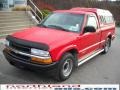 2002 Victory Red Chevrolet S10 Regular Cab  photo #2