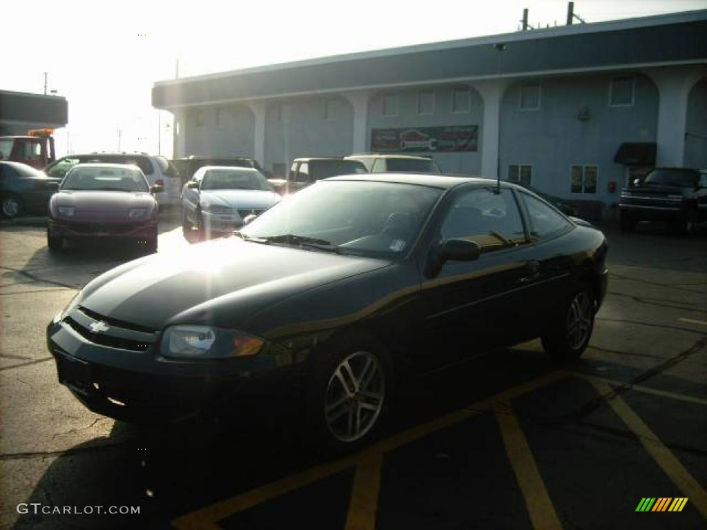 2004 Cavalier Coupe - Black / Graphite photo #8