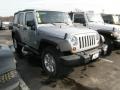 2008 Bright Silver Metallic Jeep Wrangler Unlimited X 4x4  photo #3