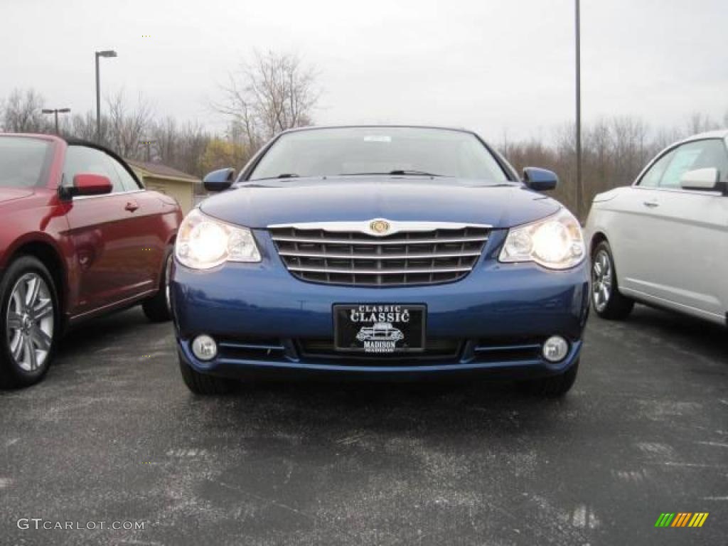 2010 Sebring Limited Hardtop Convertible - Deep Water Blue Pearl / Dark Slate Gray photo #2