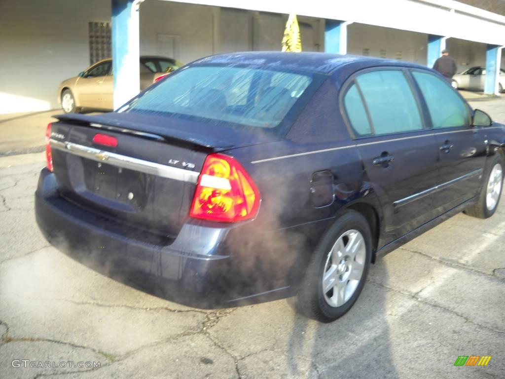 2006 Malibu LT V6 Sedan - Dark Blue Metallic / Titanium Gray photo #2