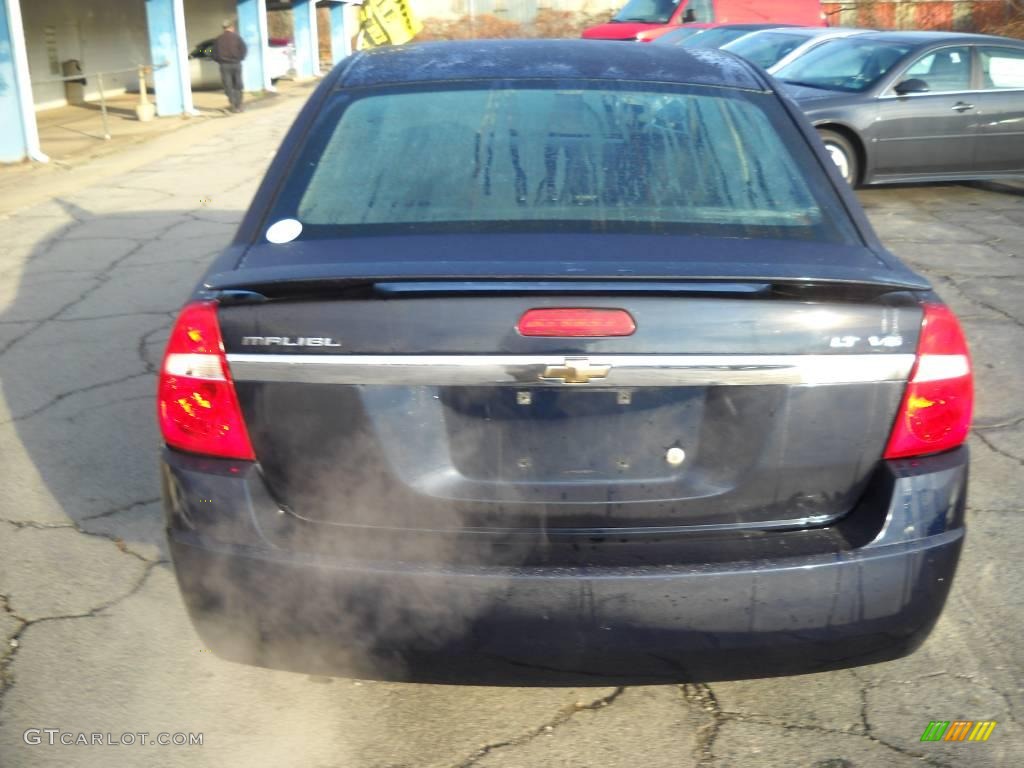 2006 Malibu LT V6 Sedan - Dark Blue Metallic / Titanium Gray photo #3