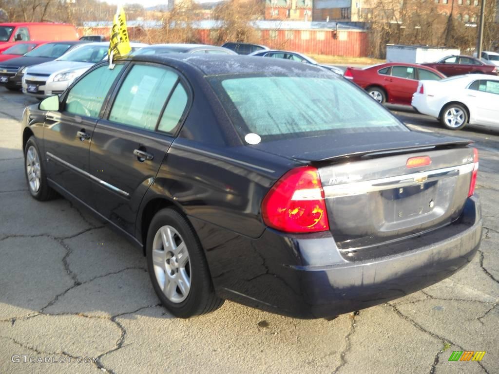 2006 Malibu LT V6 Sedan - Dark Blue Metallic / Titanium Gray photo #4