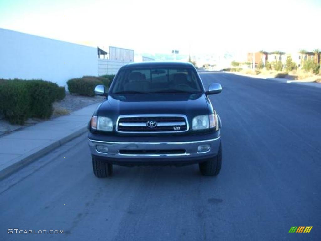 2000 Tundra SR5 Extended Cab - Imperial Jade Mica / Gray photo #2