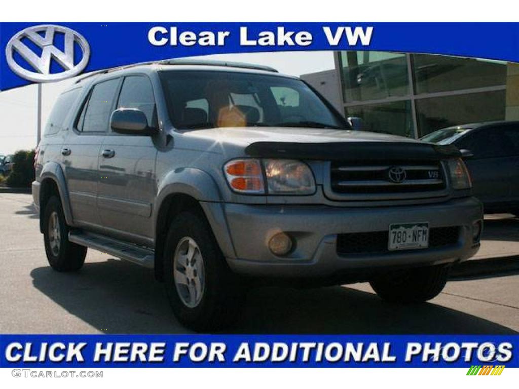 2001 Sequoia Limited 4x4 - Silver Sky Metallic / Charcoal photo #1