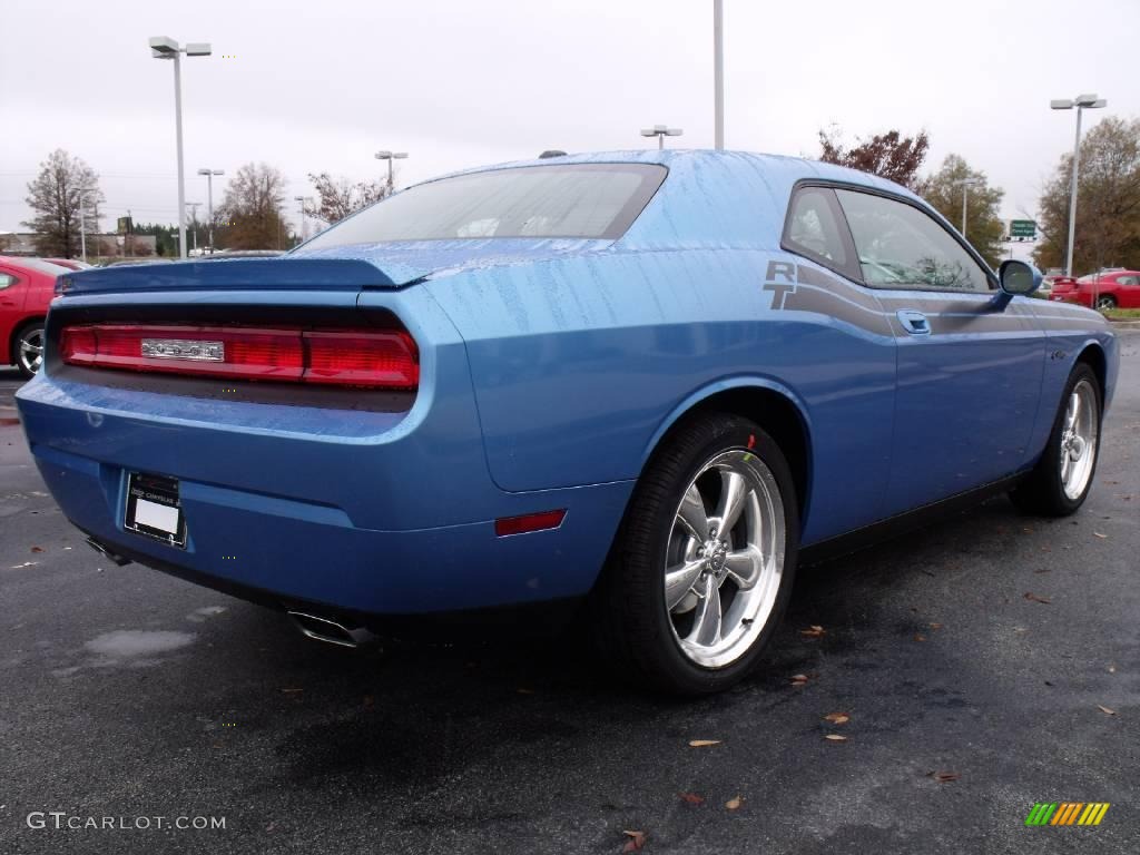 2010 Challenger R/T Classic - B5 Blue Pearlcoat / Dark Slate Gray photo #3