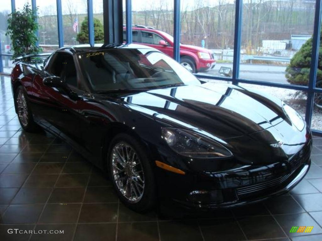 Black Chevrolet Corvette