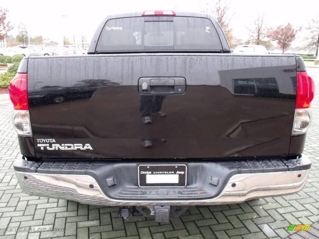 2007 Tundra SR5 Double Cab - Black / Beige photo #4