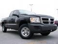 2008 Brilliant Black Dodge Dakota ST Extended Cab  photo #1