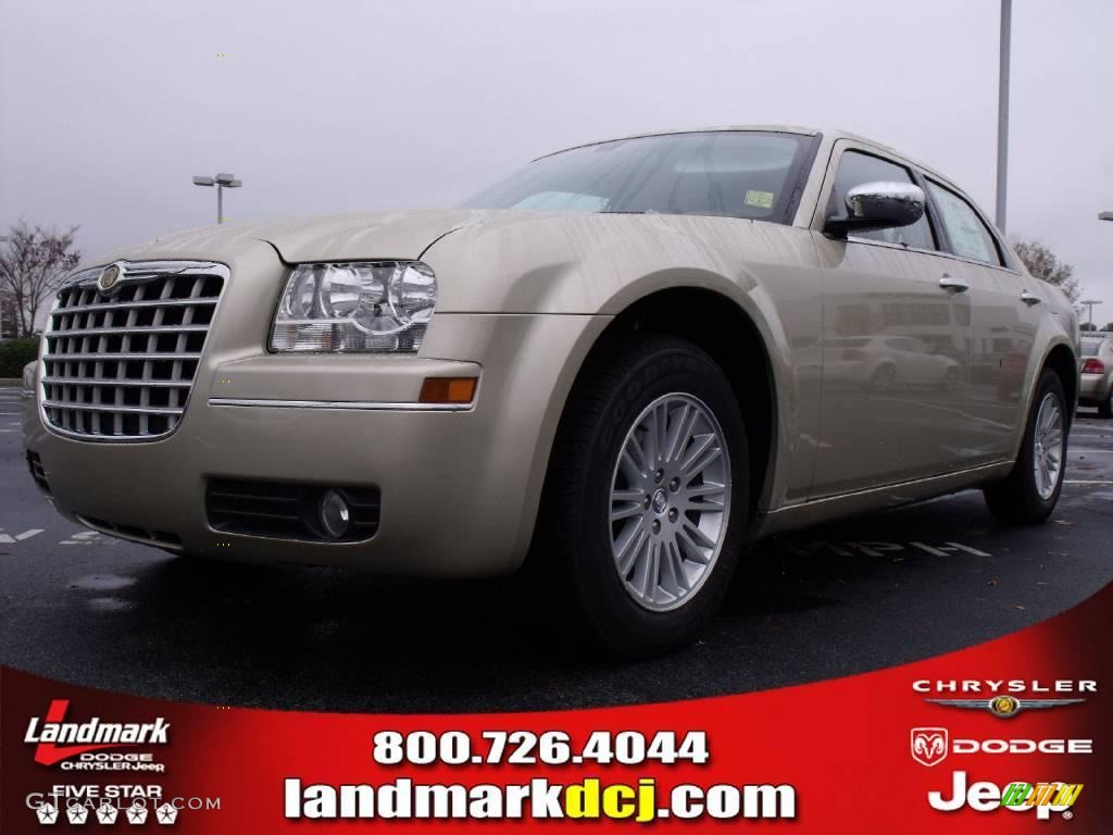 2010 300 Touring - White Gold Pearlcoat / Dark Khaki/Light Graystone photo #1