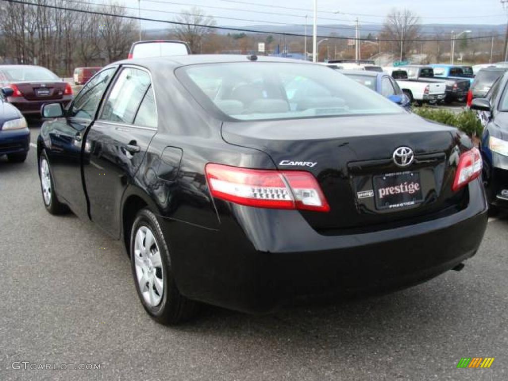 2010 Camry LE - Black / Ash Gray photo #4