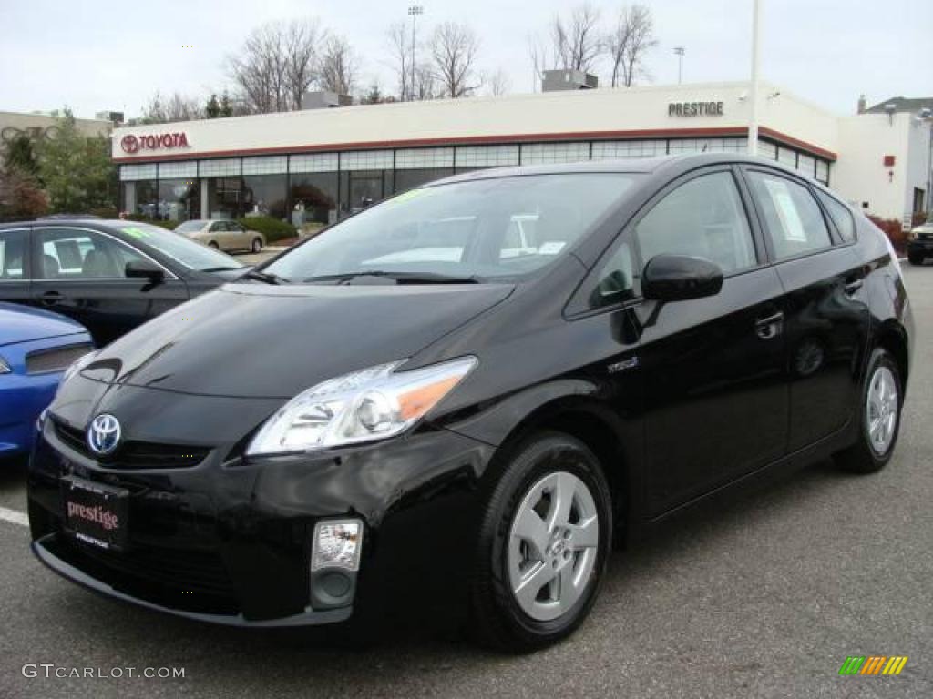 2010 Prius Hybrid II - Black / Misty Gray photo #1