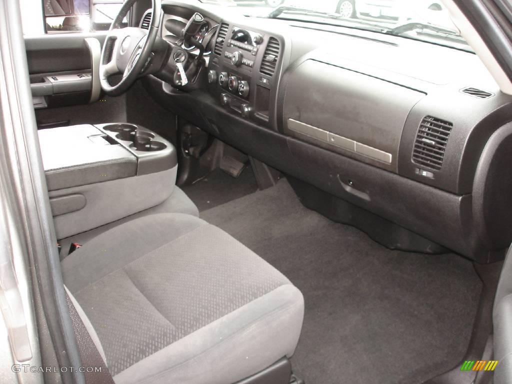 2007 Silverado 1500 LT Regular Cab 4x4 - Graystone Metallic / Ebony Black photo #9