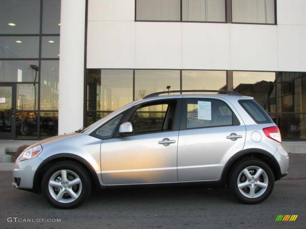 2008 SX4 Crossover AWD - Quicksilver Metallic / Black photo #1