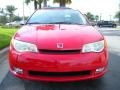 2003 Red Saturn ION 3 Quad Coupe  photo #3