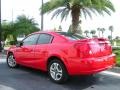 2003 Red Saturn ION 3 Quad Coupe  photo #8