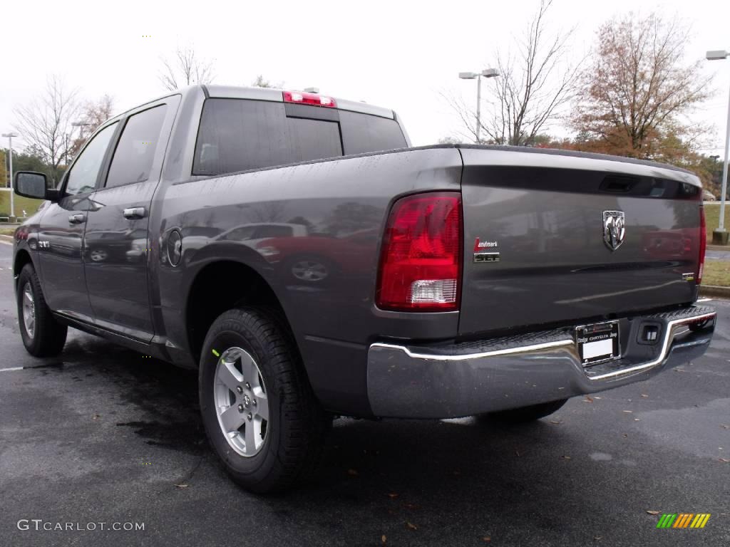 2010 Ram 1500 SLT Crew Cab - Mineral Gray Metallic / Dark Slate/Medium Graystone photo #2