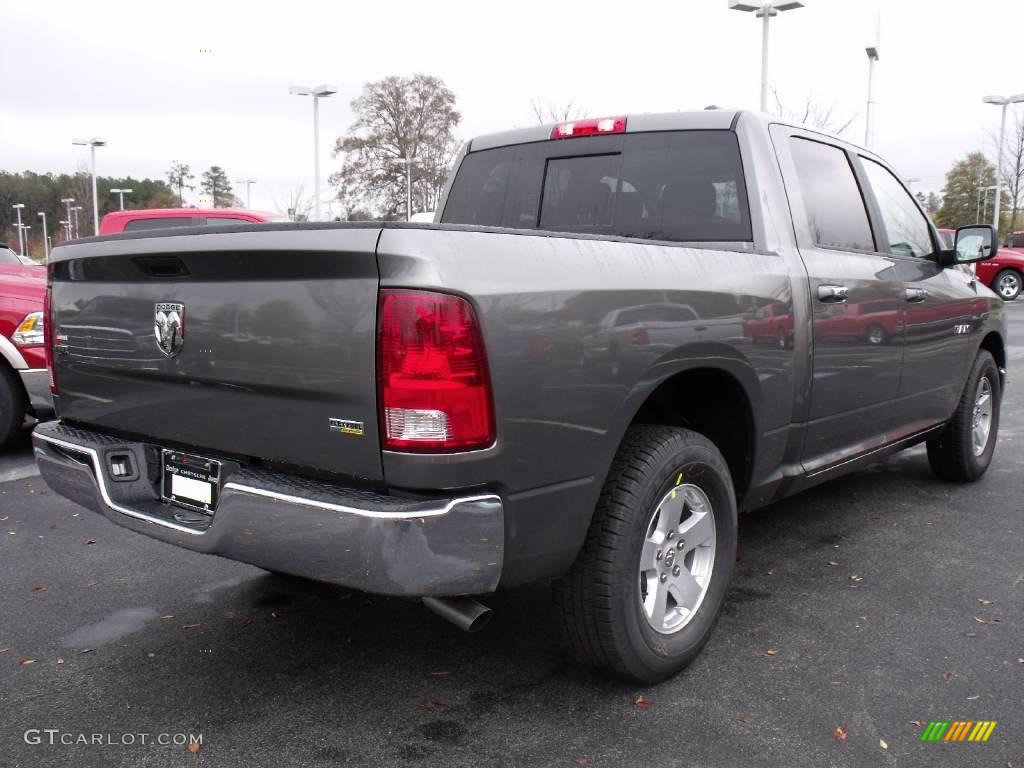 2010 Ram 1500 SLT Crew Cab - Mineral Gray Metallic / Dark Slate/Medium Graystone photo #3
