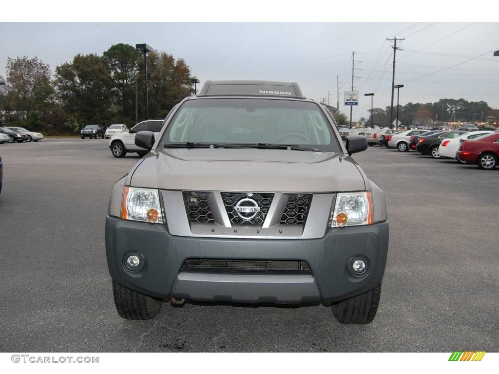 2005 Xterra Off Road 4x4 - Granite Metallic / Blue/Graphite photo #13