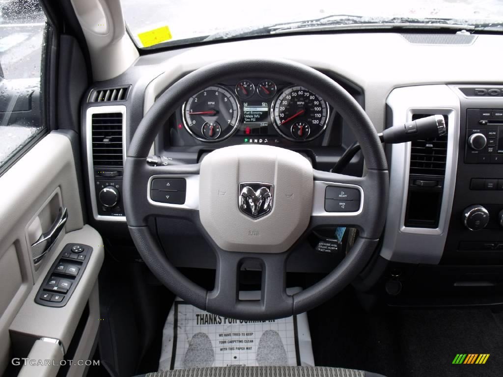 2010 Ram 1500 SLT Crew Cab - Mineral Gray Metallic / Dark Slate/Medium Graystone photo #11