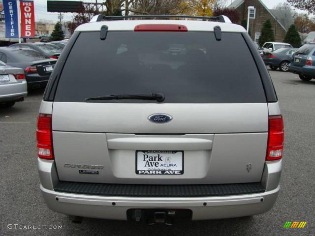 2003 Explorer Limited 4x4 - Silver Birch Metallic / Midnight Gray photo #5