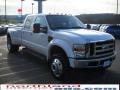 2010 Oxford White Ford F450 Super Duty Lariat Crew Cab 4x4 Dually  photo #4