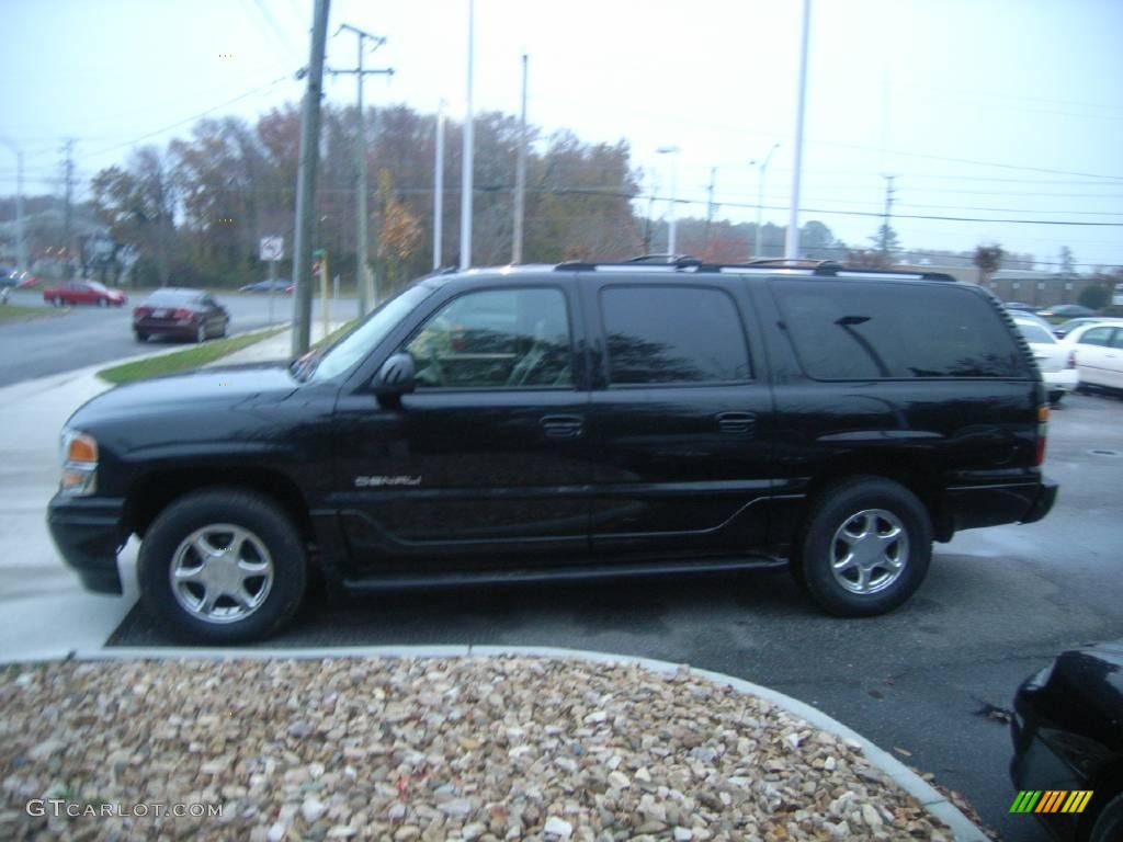 2004 Yukon XL Denali AWD - Onyx Black / Sandstone photo #3