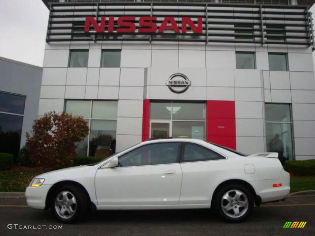 2000 Accord EX V6 Coupe - Taffeta White / Ivory photo #6