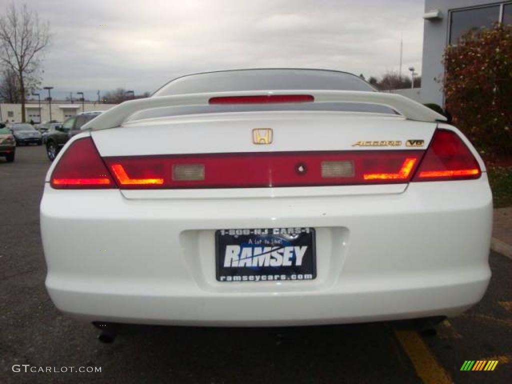 2000 Accord EX V6 Coupe - Taffeta White / Ivory photo #9