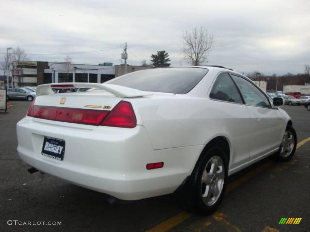 2000 Accord EX V6 Coupe - Taffeta White / Ivory photo #10