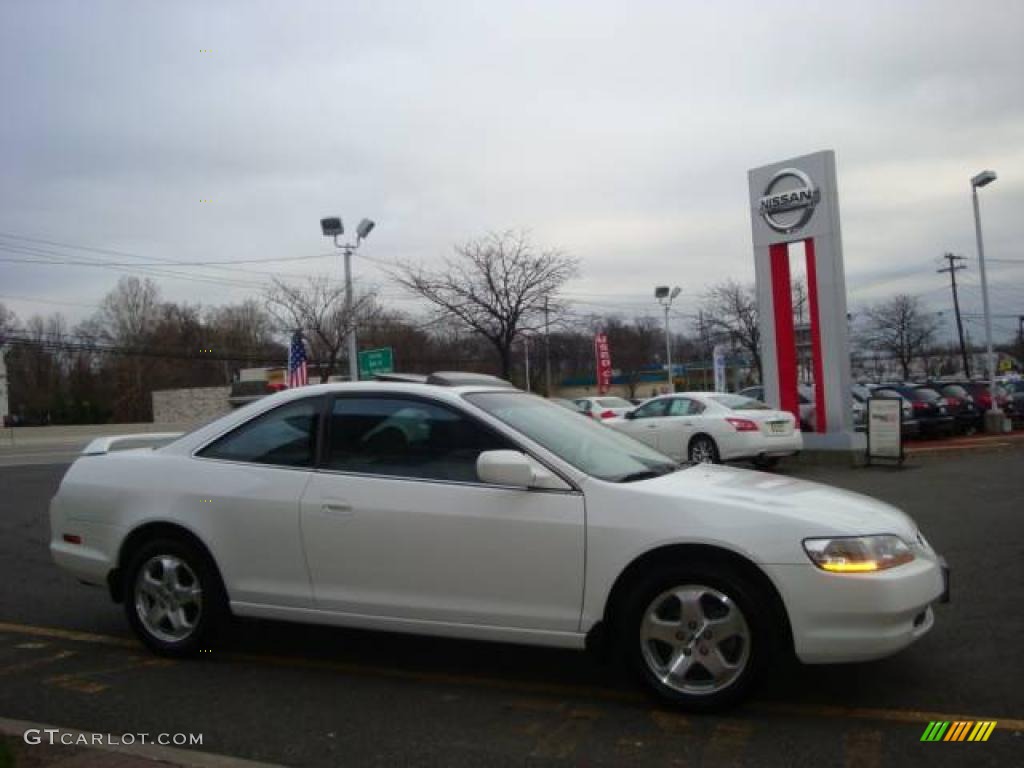 2000 Accord EX V6 Coupe - Taffeta White / Ivory photo #13