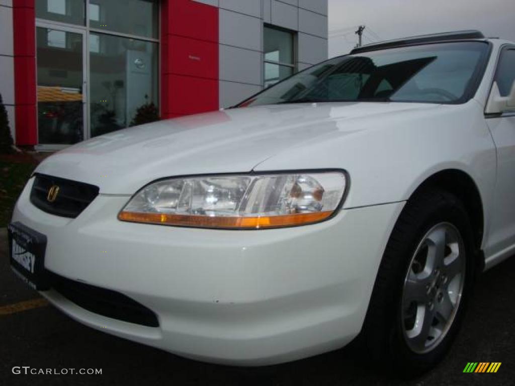 2000 Accord EX V6 Coupe - Taffeta White / Ivory photo #18