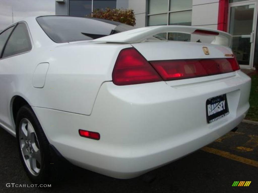 2000 Accord EX V6 Coupe - Taffeta White / Ivory photo #20