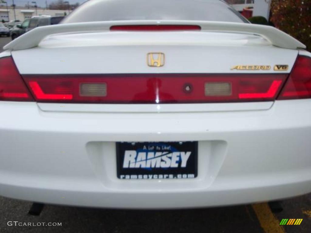 2000 Accord EX V6 Coupe - Taffeta White / Ivory photo #21