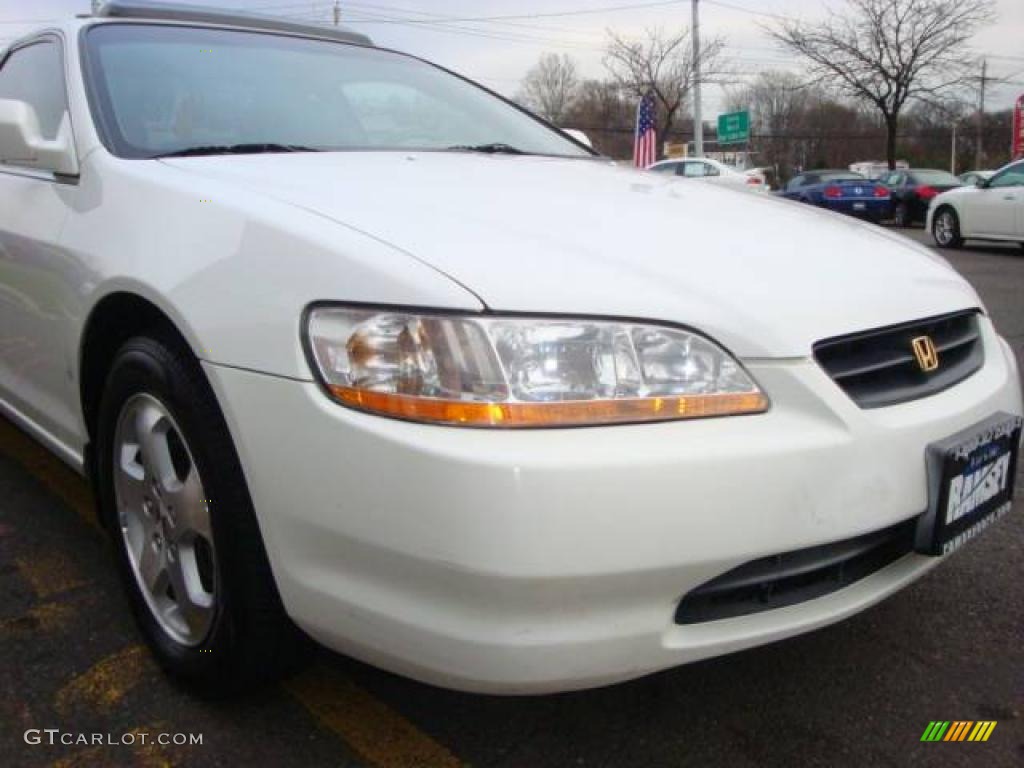 2000 Accord EX V6 Coupe - Taffeta White / Ivory photo #24