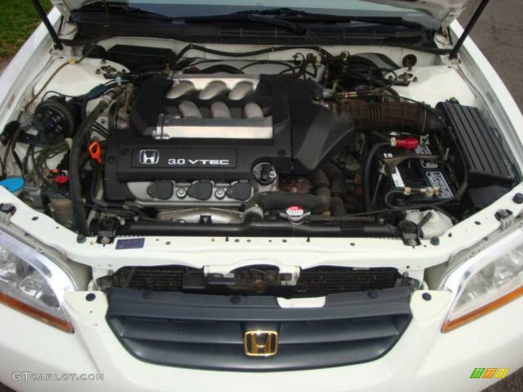2000 Accord EX V6 Coupe - Taffeta White / Ivory photo #29