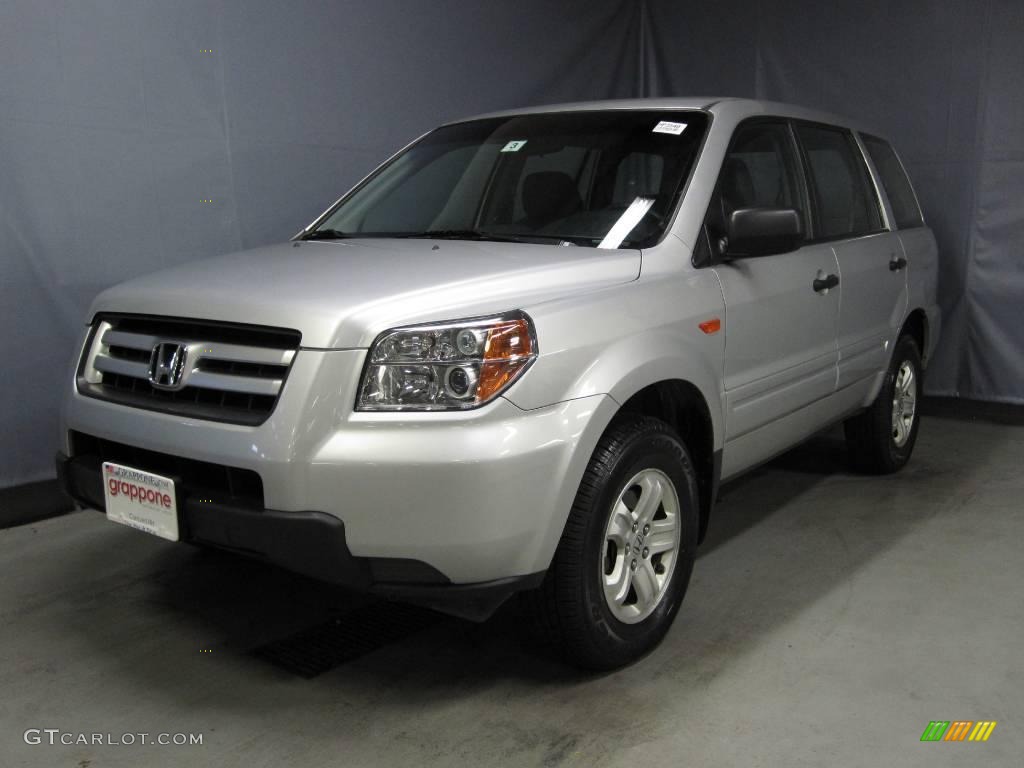 2007 Pilot LX 4WD - Billet Silver Metallic / Gray photo #1