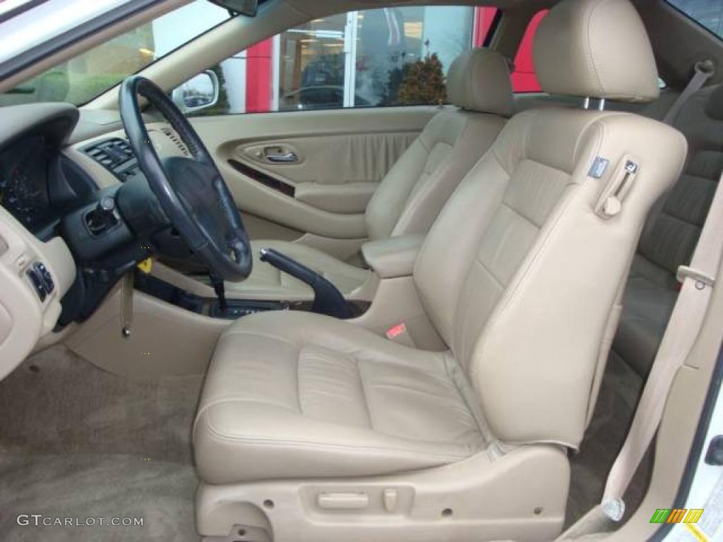 2000 Accord EX V6 Coupe - Taffeta White / Ivory photo #33