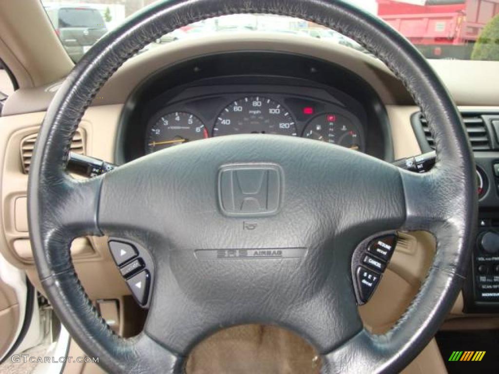 2000 Accord EX V6 Coupe - Taffeta White / Ivory photo #35