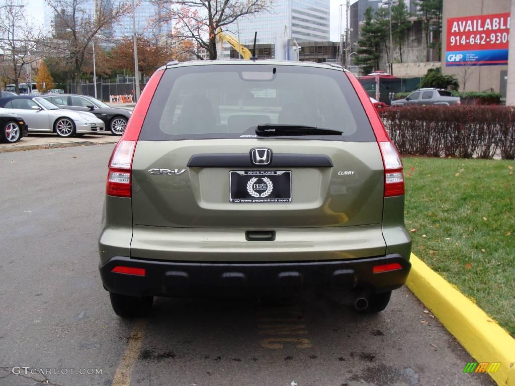 2008 CR-V LX 4WD - Green Tea Metallic / Ivory photo #6