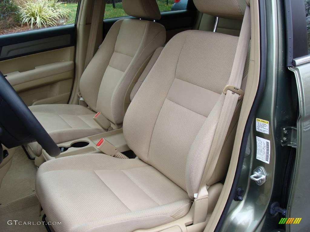 2008 CR-V LX 4WD - Green Tea Metallic / Ivory photo #15