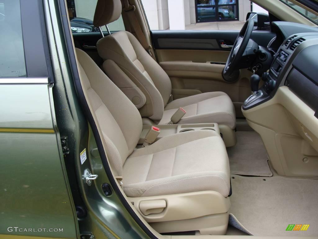 2008 CR-V LX 4WD - Green Tea Metallic / Ivory photo #16
