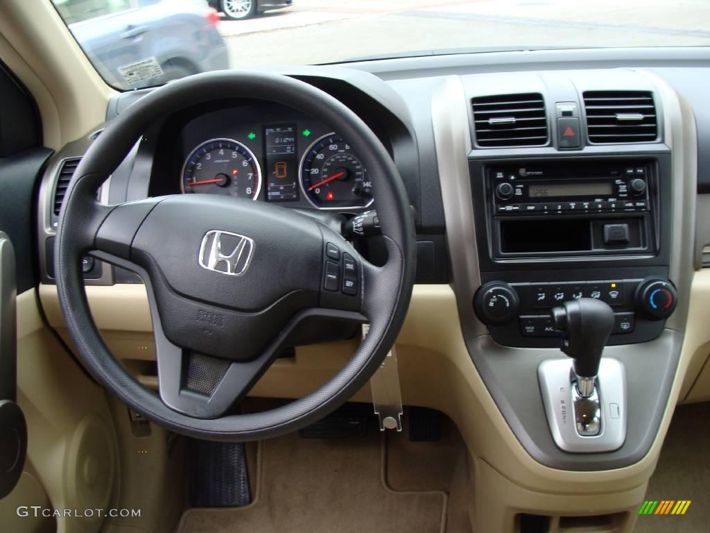 2008 CR-V LX 4WD - Green Tea Metallic / Ivory photo #19