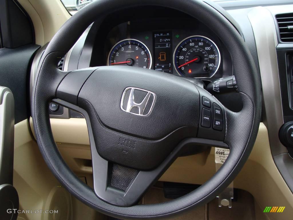 2008 CR-V LX 4WD - Green Tea Metallic / Ivory photo #20
