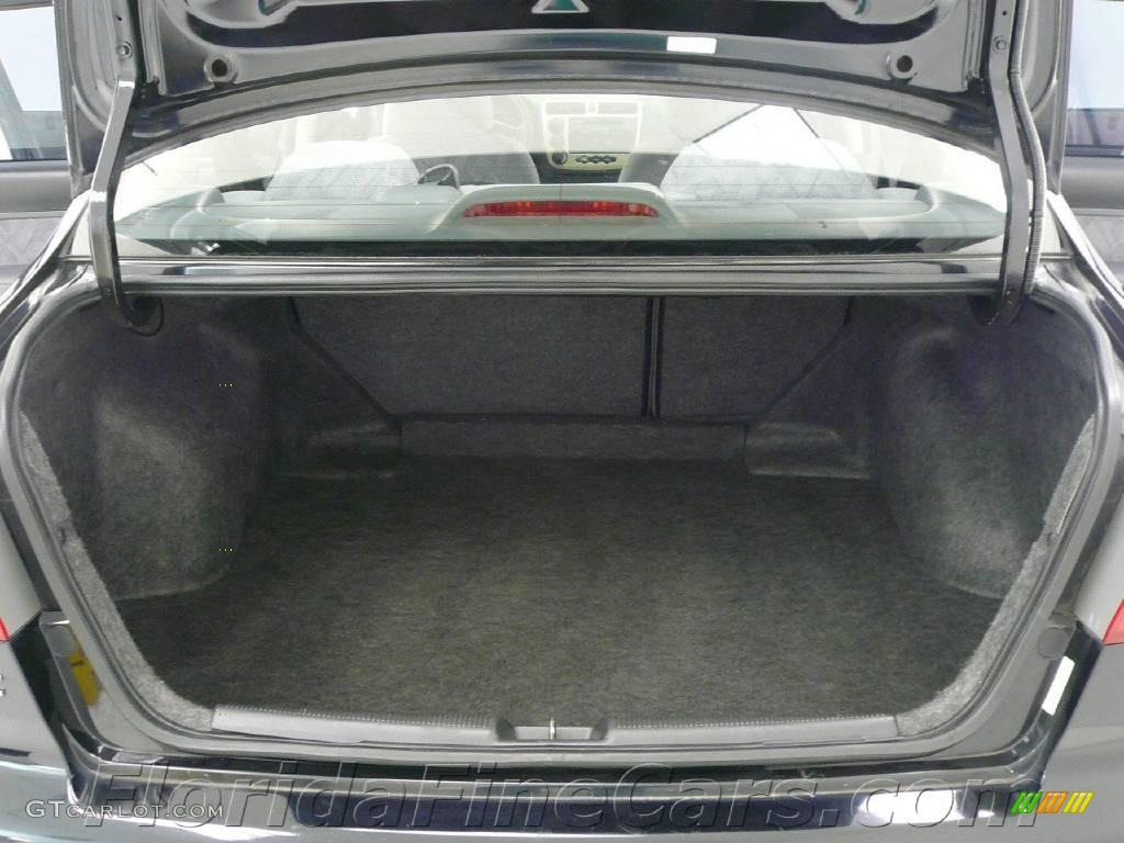 2001 Civic EX Sedan - Nighthawk Black Pearl / Gray photo #10