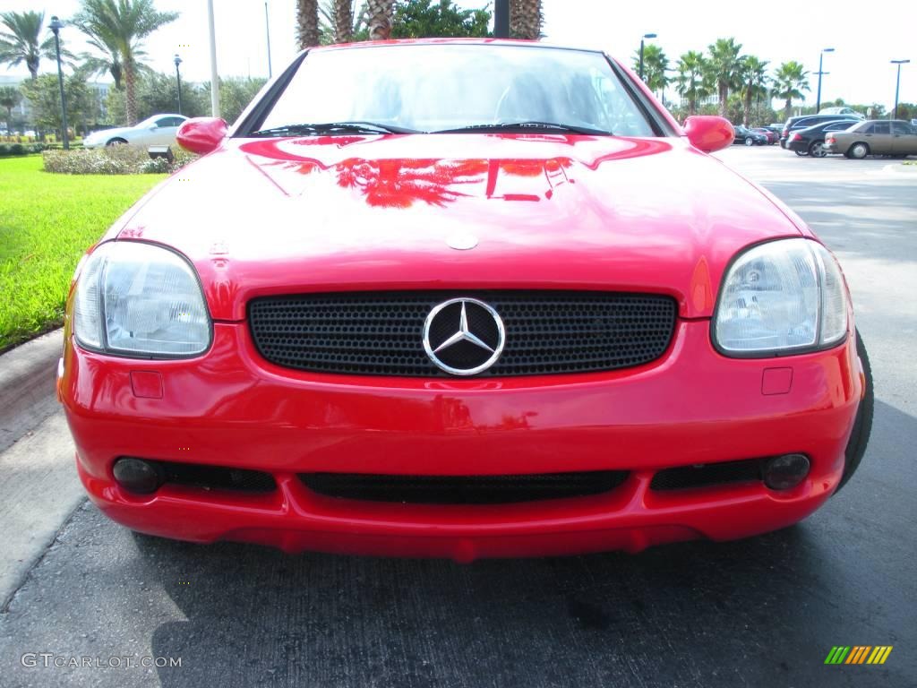 1999 SLK 230 Kompressor Roadster - Magma Red / Oyster photo #3