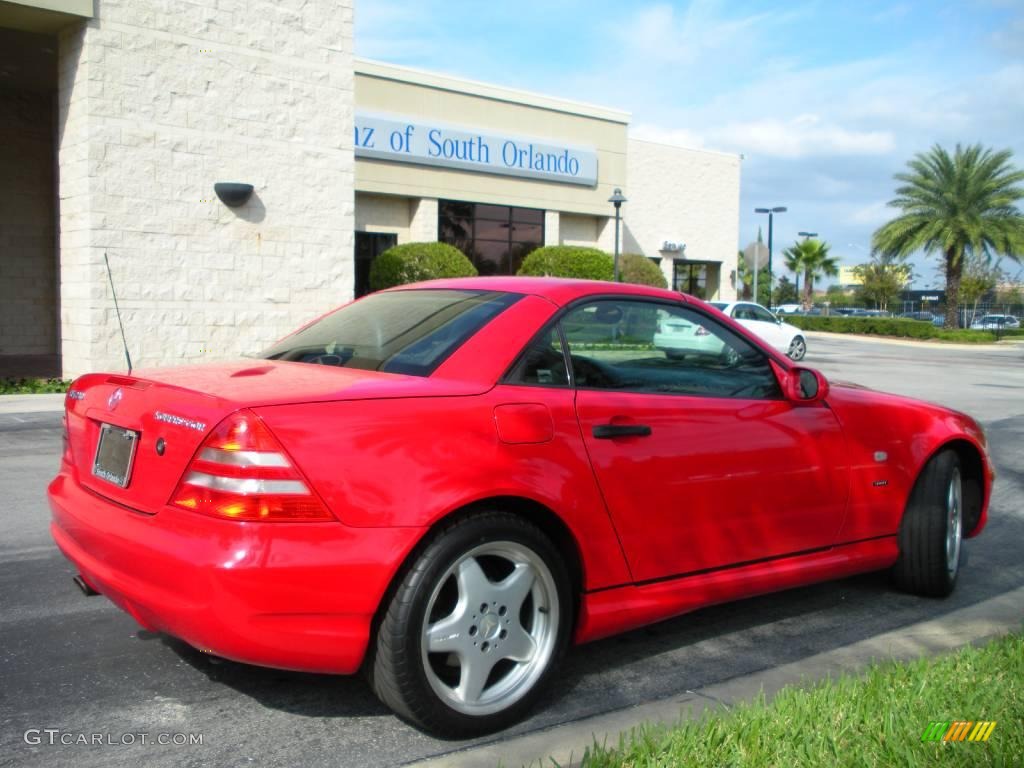 1999 SLK 230 Kompressor Roadster - Magma Red / Oyster photo #6